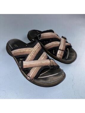 Ecco Hiking Sandals Womens 37 US 6/6.5 Brown Offroad Yucatan Outdoors FLAWS